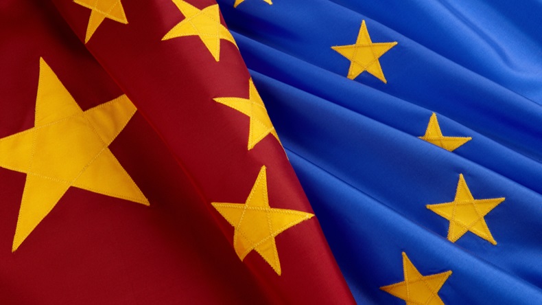 Chinese - EU flags