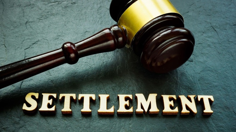 Legal Settlement Gavel