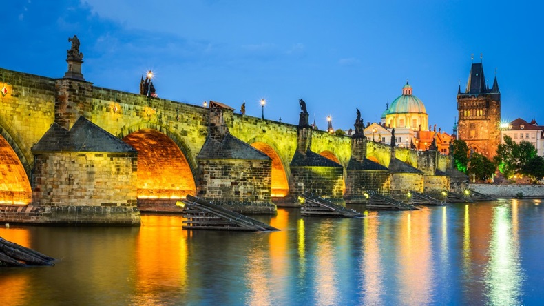 Prague Bridge Castle