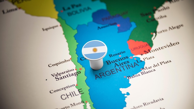 Argentina South America Map
