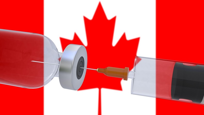 Canada Flag Vial Syringe