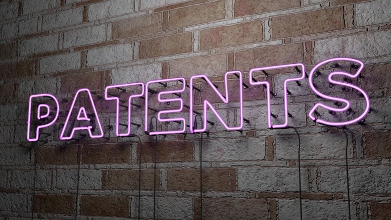Patents Neon Sign