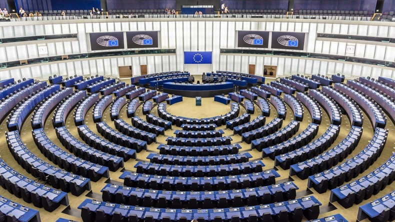 European parliament chamber