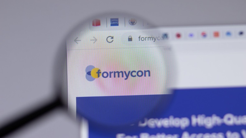 Formycon company logo icon on website