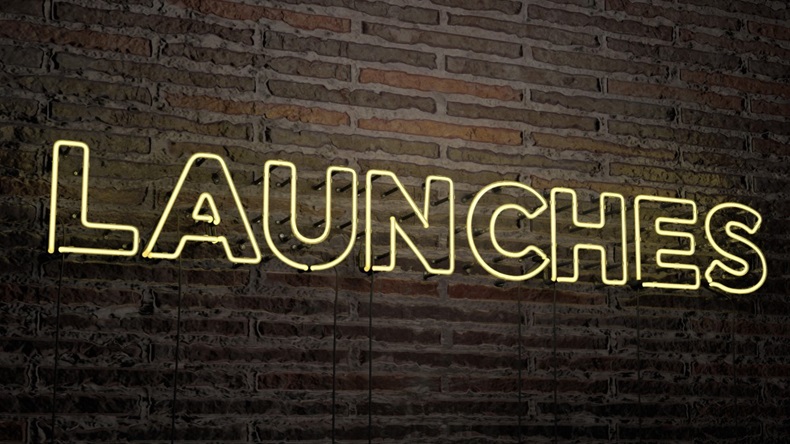 Launches Neon Sign Brick Wall
