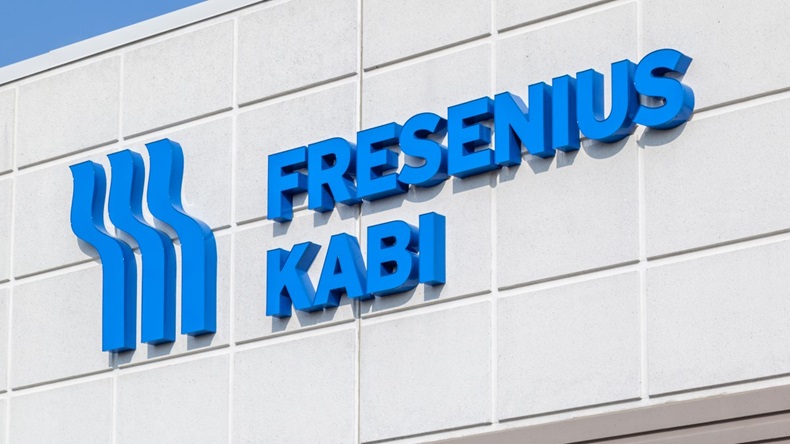 Fresenius Kabi logo on building