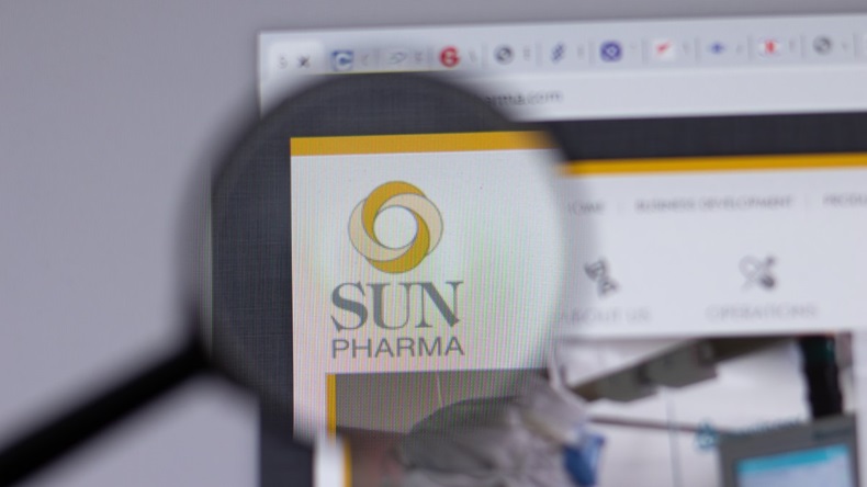 Sun Pharma Website Magnifying Glass