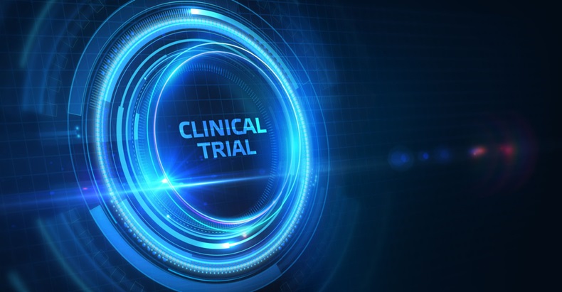 Graphic reading 'Clinical Trial'