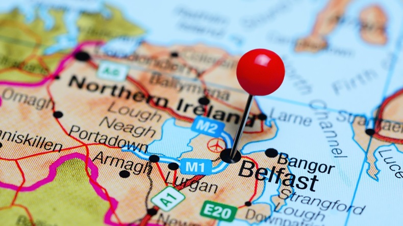 Northern Ireland Map Pin