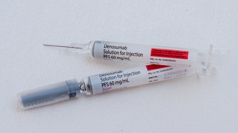 Denosumab syringes