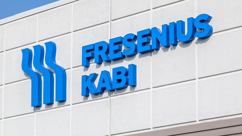 Fresenius Kabi logo on building