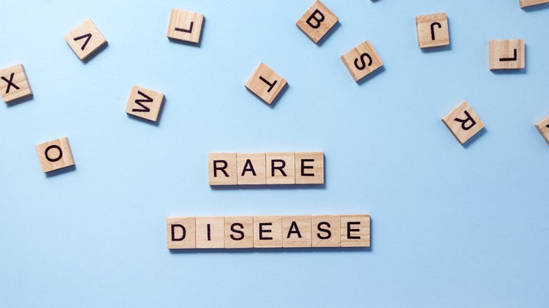 Rare Diseases spelled out in letter tiles