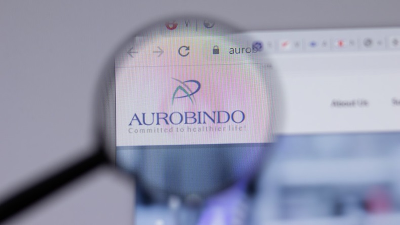 Aurobindo website under magnifying glass